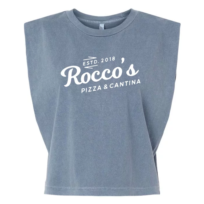 RoccoS Pizza & Catina RoccoS Home Of The Jello Shot Challenge 2024 Garment-Dyed Women's Muscle Tee