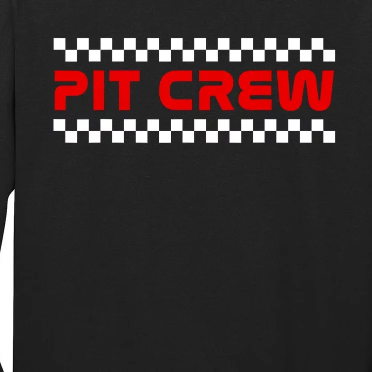 Racing Pit Crew Tall Long Sleeve T-Shirt