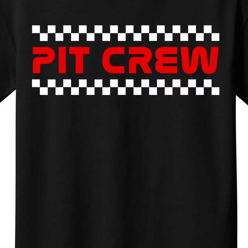 Racing Pit Crew Kids T-Shirt