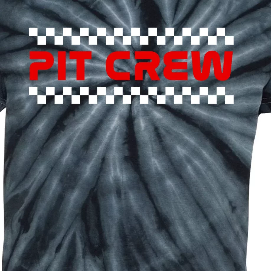 Racing Pit Crew Kids Tie-Dye T-Shirt