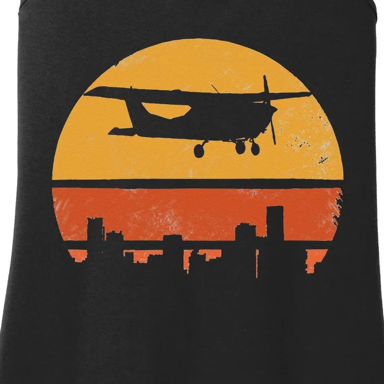 Retro Pilot C172 Flying Gift Ladies Essential Tank