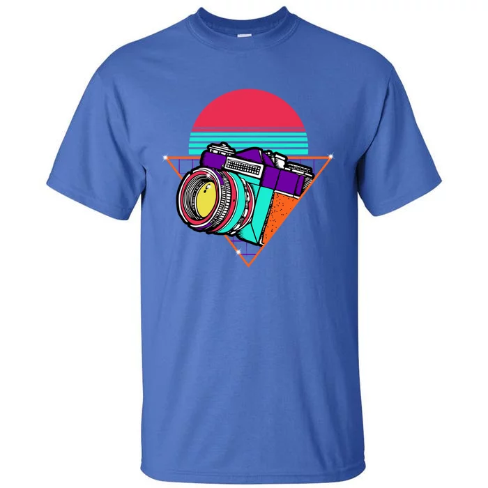 Retro Photography Cute Gift Vintage Camera Photographer Great Gift Tall T-Shirt