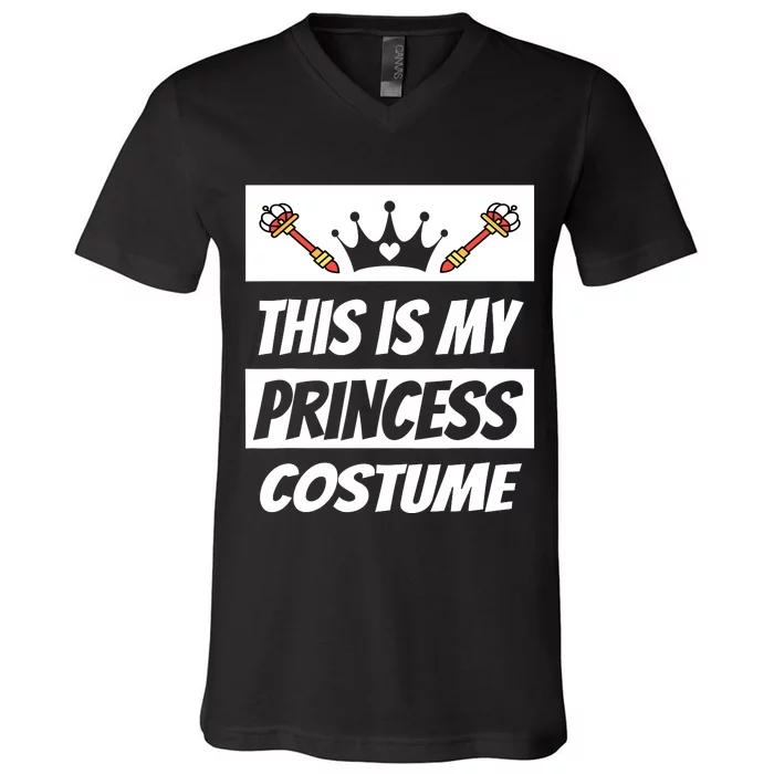 Retro Princess Costume Halloween Costume V-Neck T-Shirt