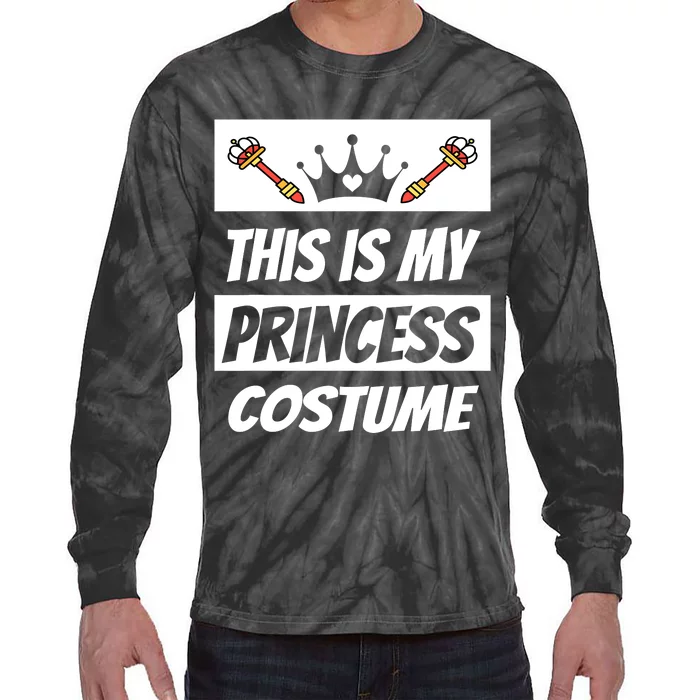 Retro Princess Costume Halloween Costume Tie-Dye Long Sleeve Shirt