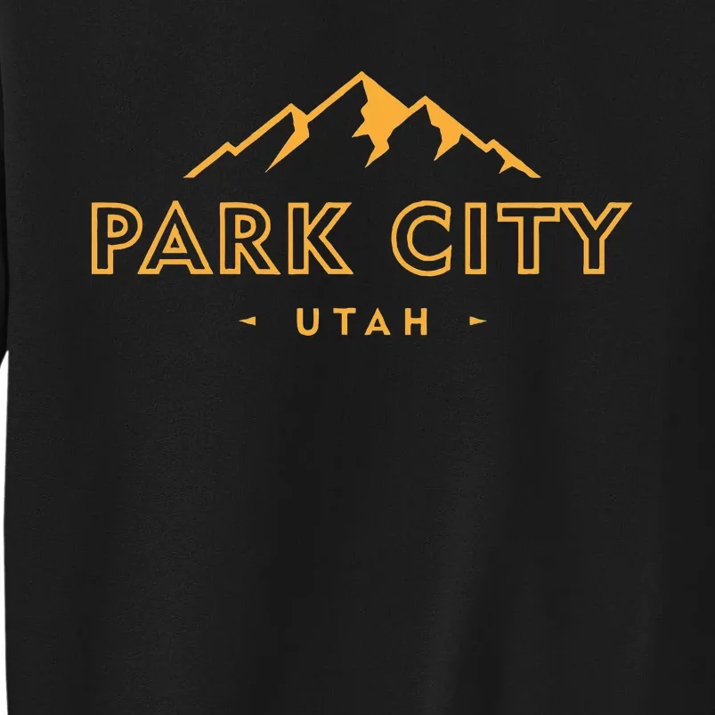 Retro Park City Utah Souvenir Mountain Hiking Sweatshirt