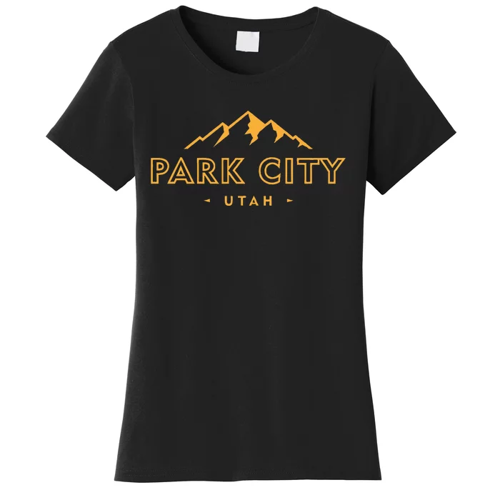 Retro Park City Utah Souvenir Mountain Hiking Women's T-Shirt