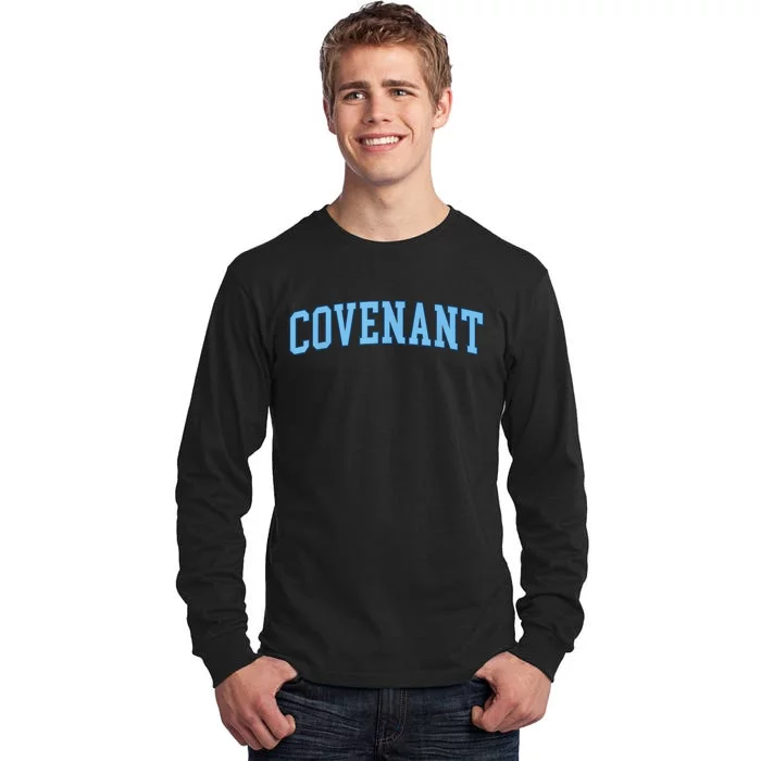 Retro Personalized Covenant Name Arch Vintage College Arch Varsity University Tall Long Sleeve T-Shirt