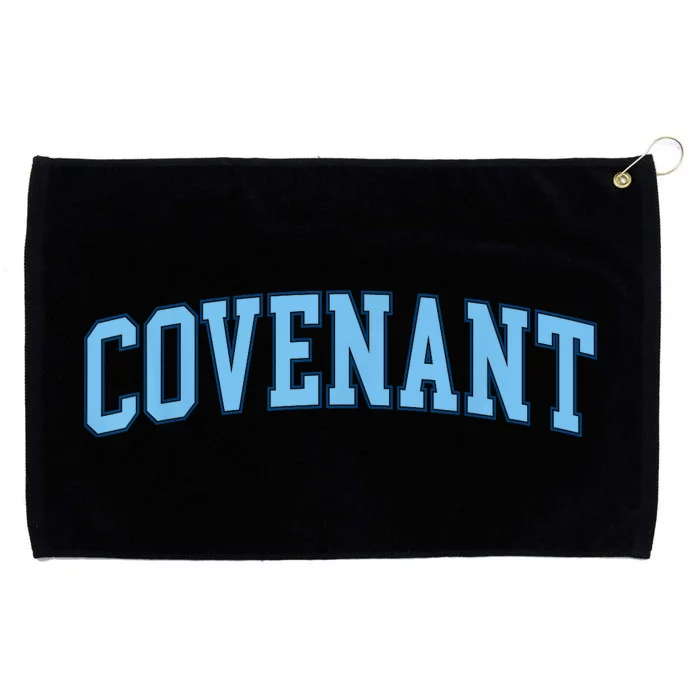 Retro Personalized Covenant Name Arch Vintage College Arch Varsity University Grommeted Golf Towel