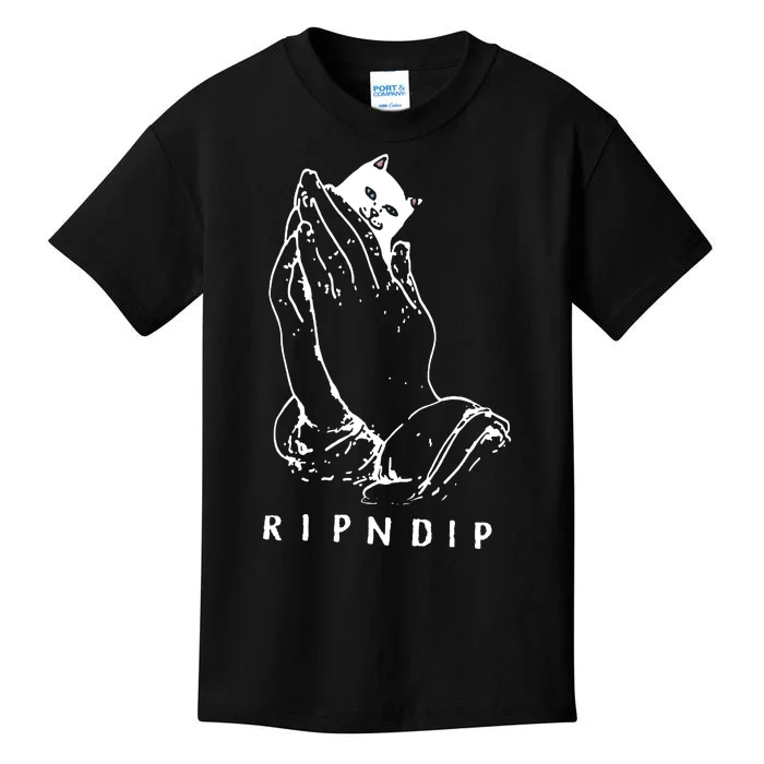 Ripndip Pocket Cat Nermal Not Rip Kids T-Shirt