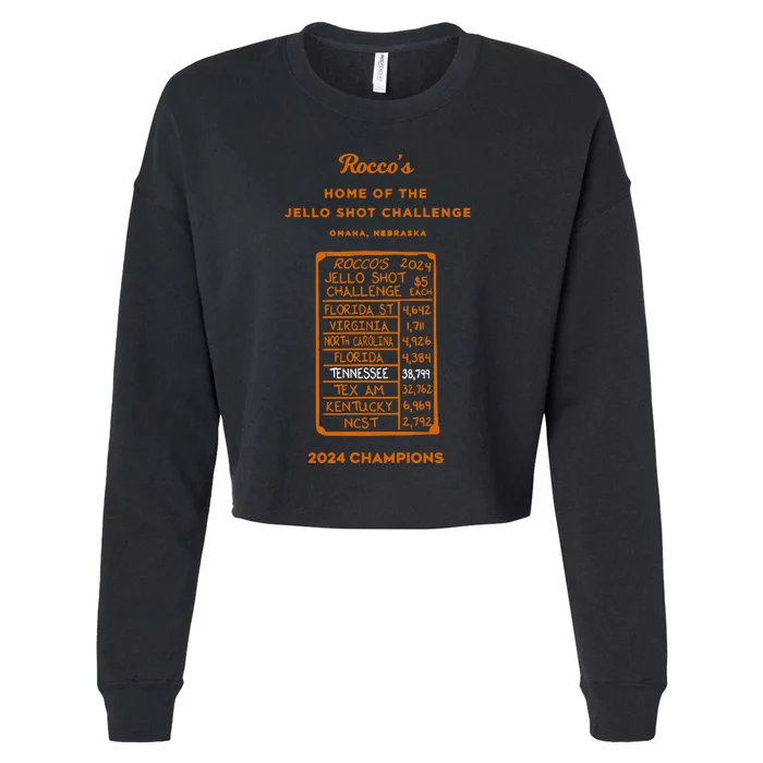 RoccoS Pizza & Catina Port & Company Fan Favorite Cropped Pullover Crew