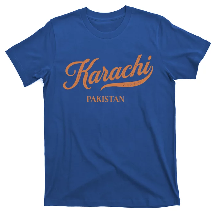 Retro Pakistan City Vintage Karachi Cute Gift T-Shirt