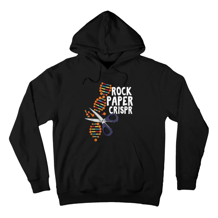 Rock Paper Crispr DNA Biologist Genetic Engineering Science Hoodie