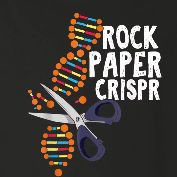 Rock Paper Crispr DNA Biologist Genetic Engineering Science Toddler Long Sleeve Shirt