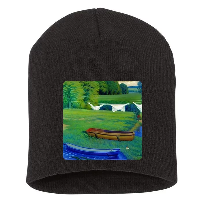 Rare Pepe Crypto Short Acrylic Beanie