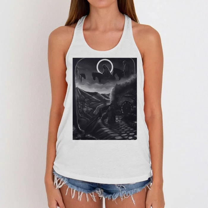 Rogue Print Co Fellowship Joshua Mcquary Women's Knotted Racerback Tank