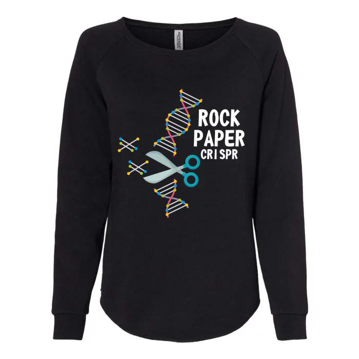 Rock Paper Chrispr Scissors Scientist Biologist Medicine Great Gift Womens California Wash Sweatshirt