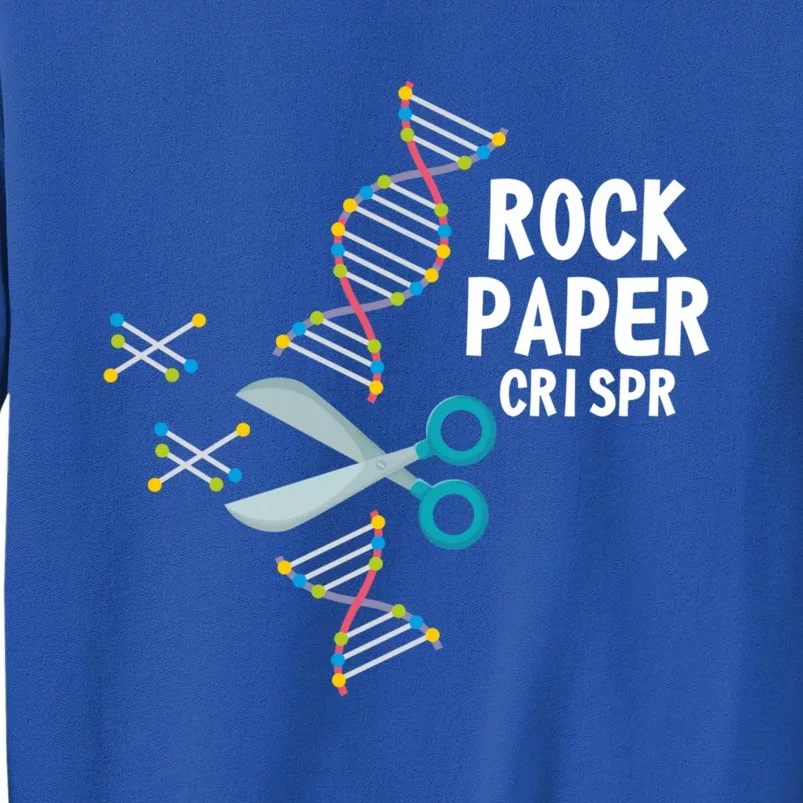 Rock Paper Chrispr Scissors Scientist Biologist Medicine Great Gift Tall Sweatshirt