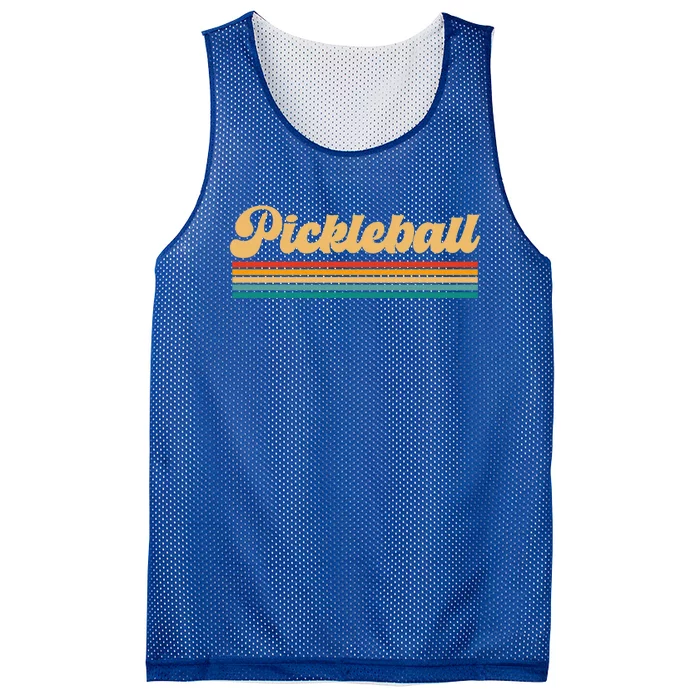 Retro Pickleball Cool Gift Mesh Reversible Basketball Jersey Tank