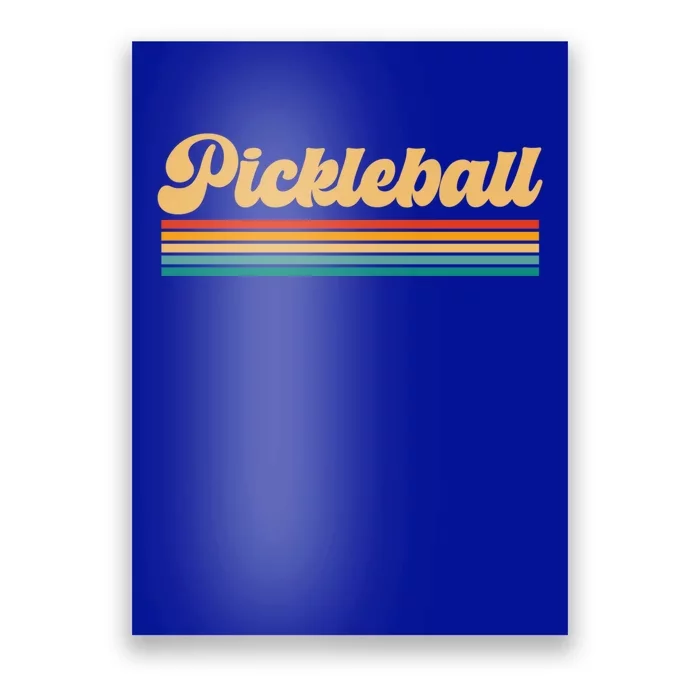 Retro Pickleball Cool Gift Poster