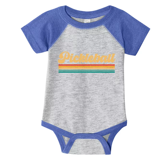 Retro Pickleball Cool Gift Infant Baby Jersey Bodysuit