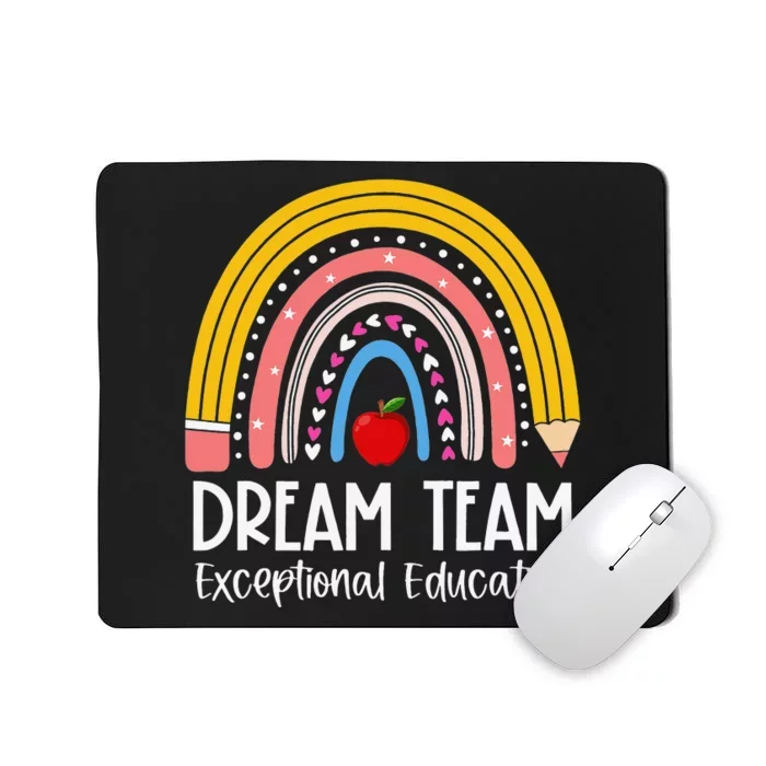 Rainbow Pencil Dream Exceptional Education Team SPED Teacher Mousepad