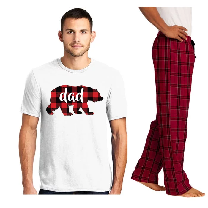 Red Plaid Dad Buffalo Matching Family Papa Pajama Christmas Pajama Set