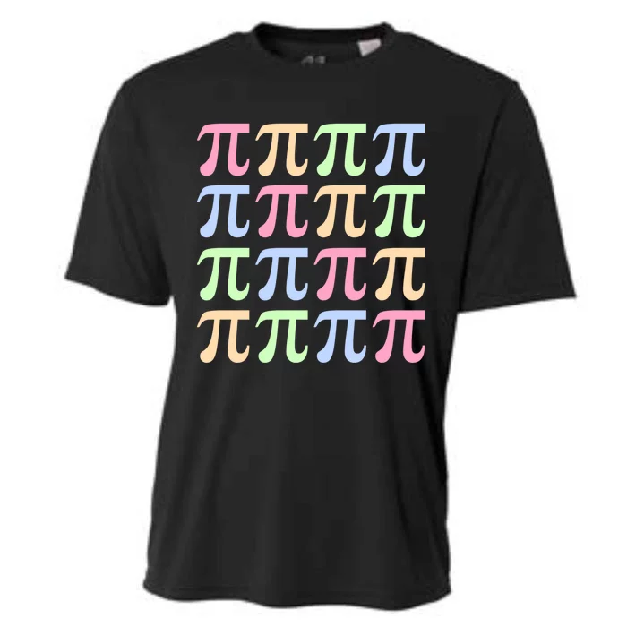 Rainbow Pi Day For Math Lovers Or Teachers Great Gift Cooling Performance Crew T-Shirt