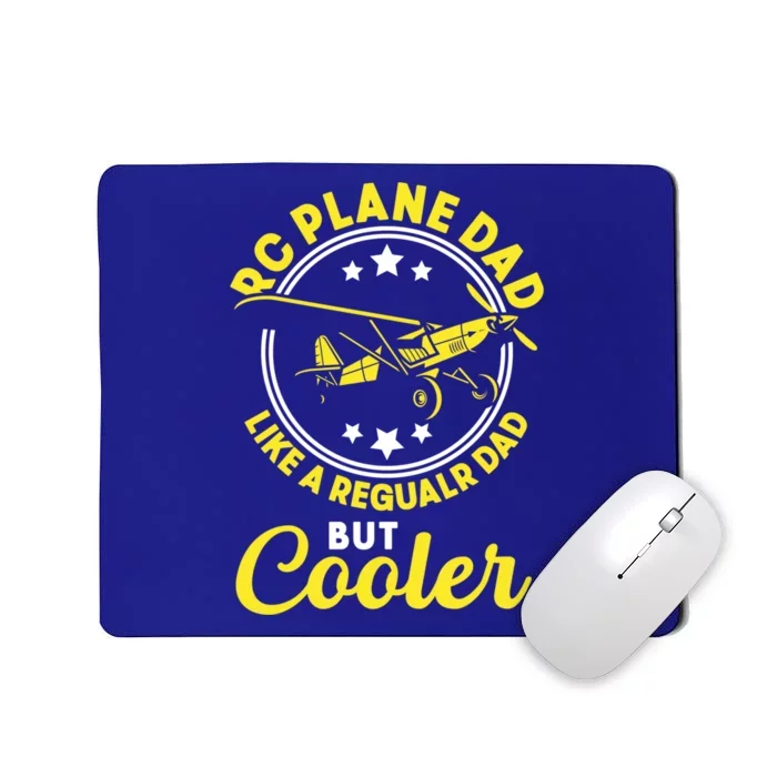 Rc Plane Dad Father Pilot Radio Controlled Airplane Aircraft Gift Mousepad