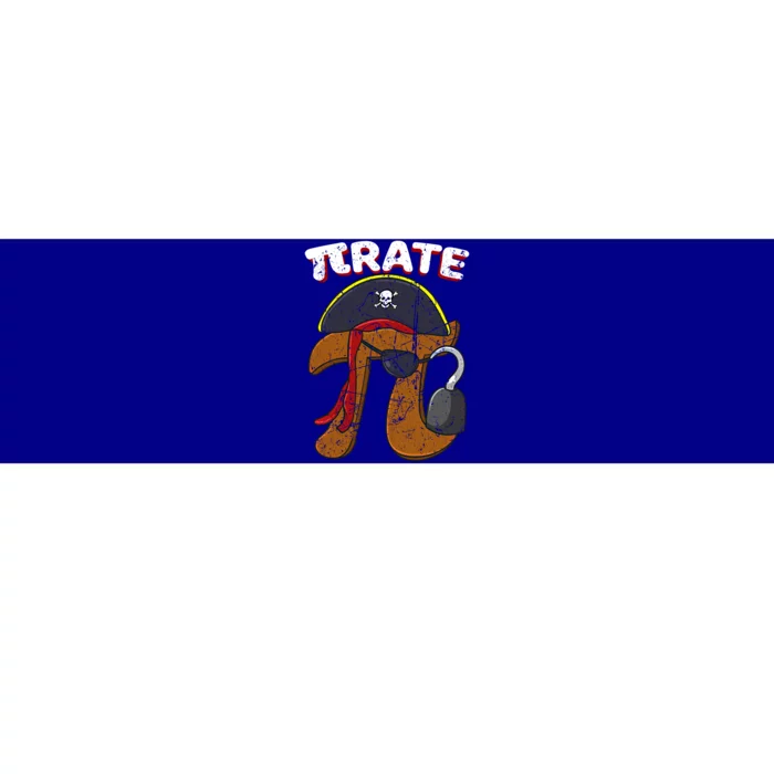 Retro Pi Day Pirate Fun Pi Symbol Graphic Art Math Lover Funny Gift Bumper Sticker