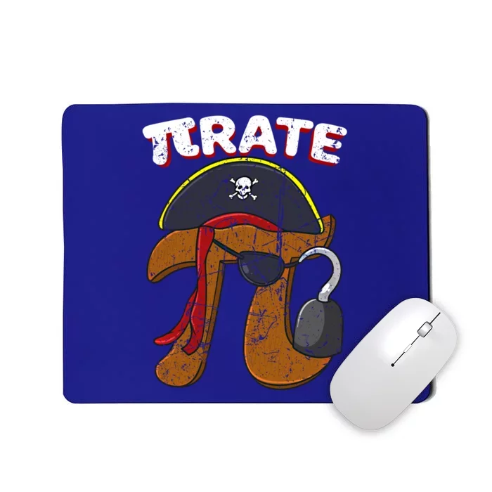 Retro Pi Day Pirate Fun Pi Symbol Graphic Art Math Lover Funny Gift Mousepad