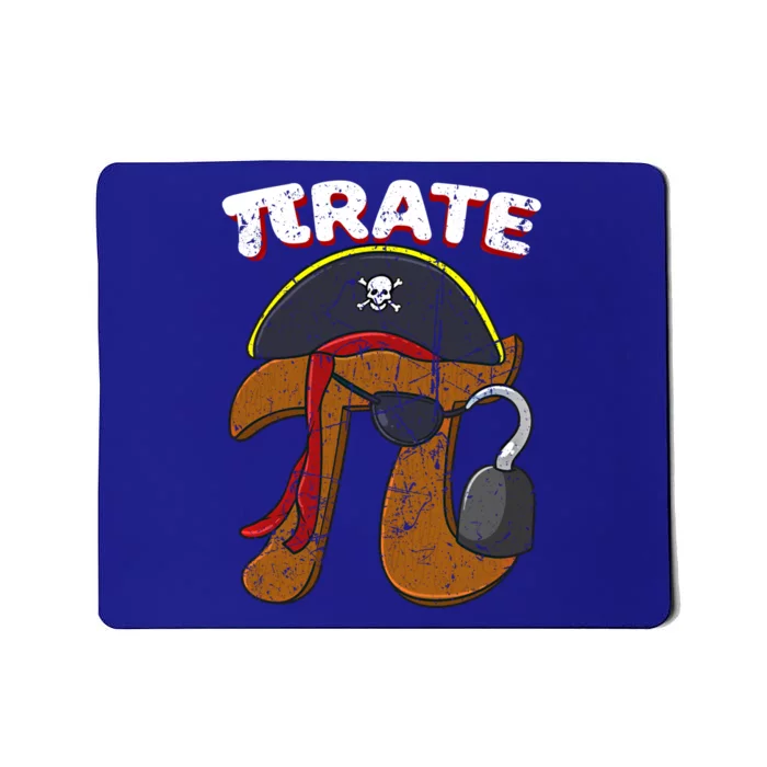 Retro Pi Day Pirate Fun Pi Symbol Graphic Art Math Lover Funny Gift Mousepad