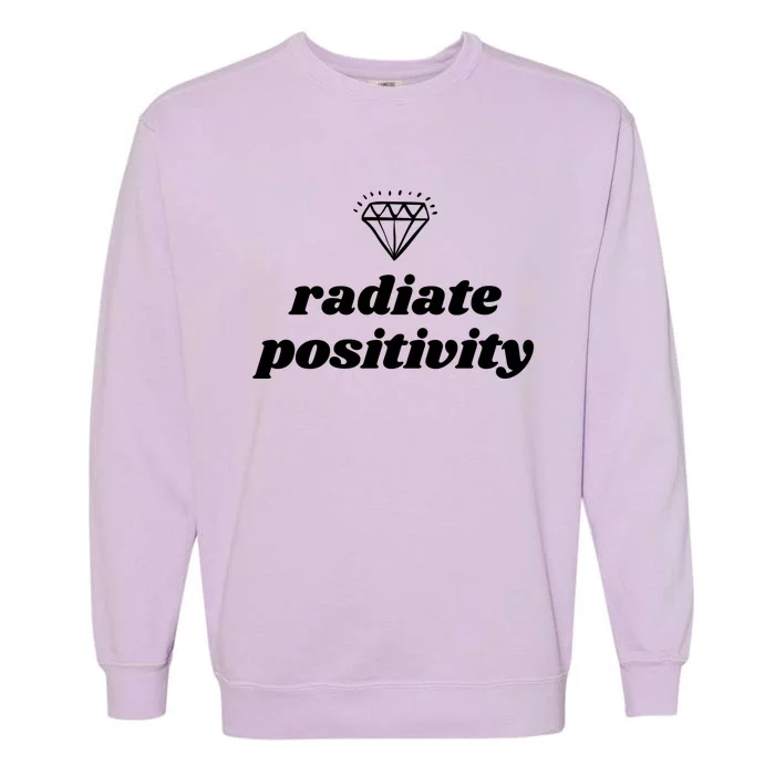 Radiate Positivity Dimond Garment-Dyed Sweatshirt