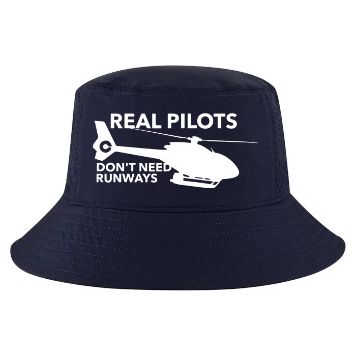 Real Pilots Dont Need Runways Helicopter Pilot Cool Comfort Performance Bucket Hat