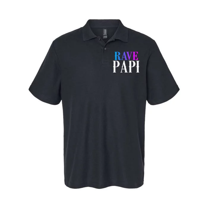 Rave Papi EDM Music Festival Raver Daddy Fathers Latino Softstyle Adult Sport Polo