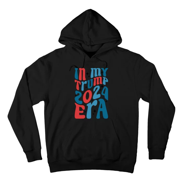 Retro Political Era Motif Hoodie