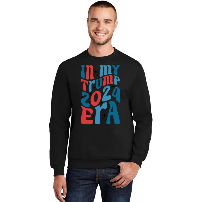 Retro Political Era Motif Tall Sweatshirt