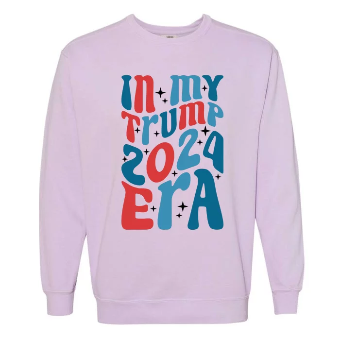 Retro Political Era Motif Garment-Dyed Sweatshirt