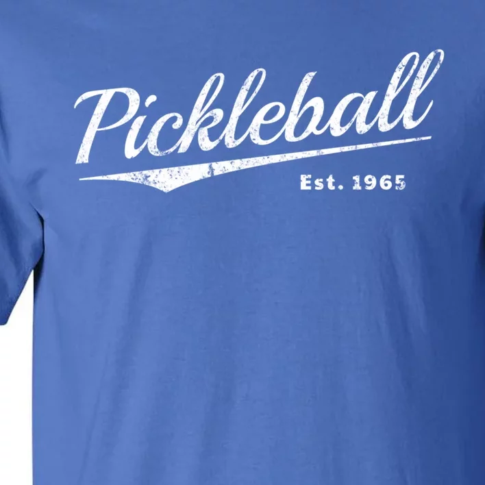 Retro Pickleball Est 1965 Design Pickleball Gift Tall T-Shirt