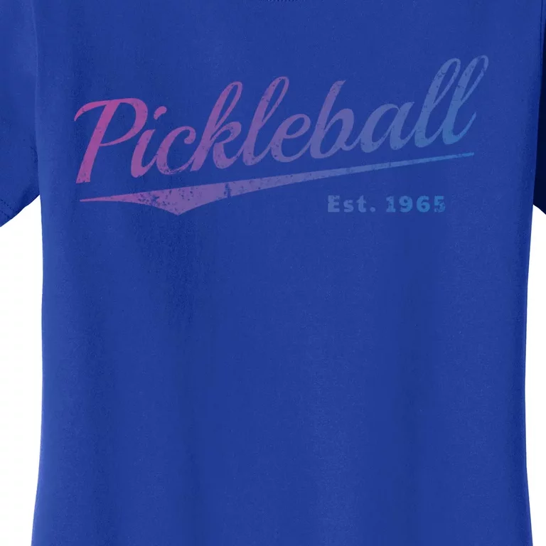 Retro Pickleball Est 1965 Design Pickleball Gift Women's T-Shirt