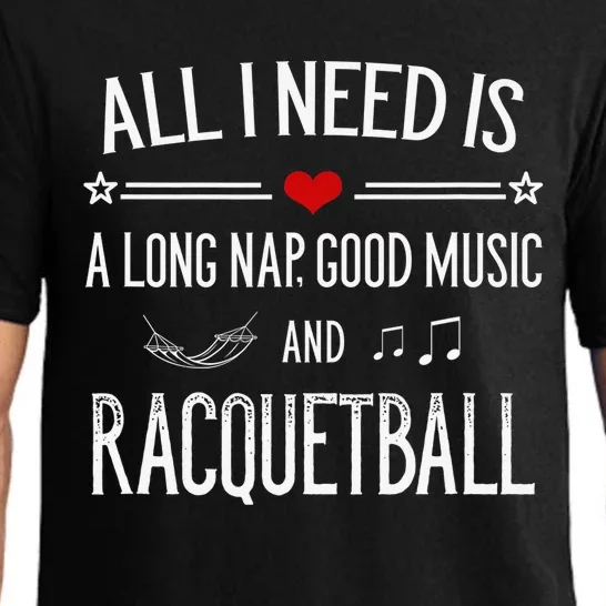 Racquetball Player Eat Sleep Racquetball Repeat Pajama Set