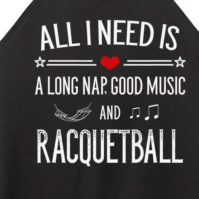 Racquetball Player Eat Sleep Racquetball Repeat Women’s Perfect Tri Rocker Tank