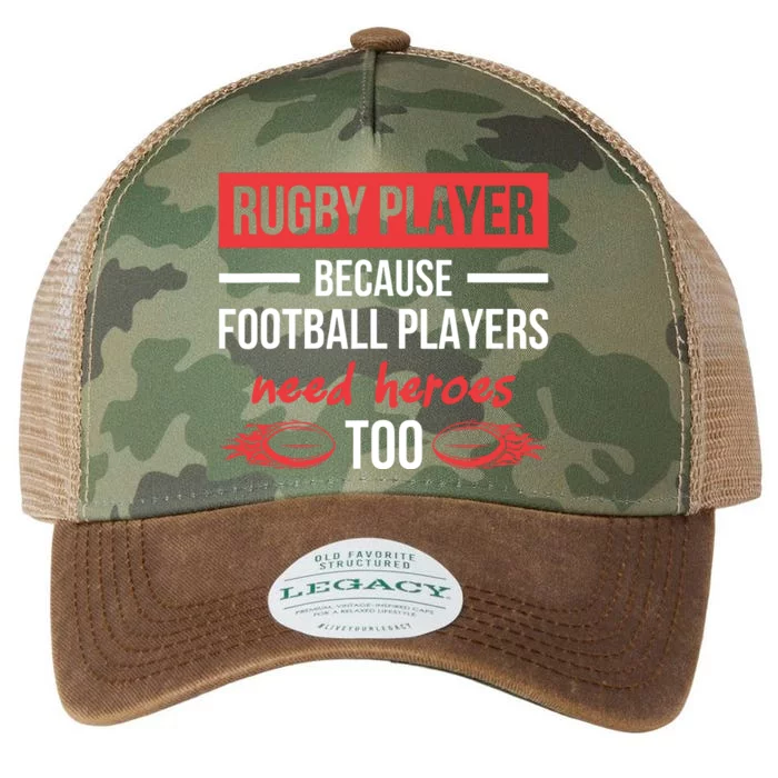 Rugby Players Football Players Need Heroes Too Rugby Legacy Tie Dye Trucker Hat