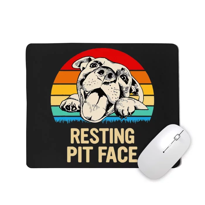 Resting Pit Face Mousepad