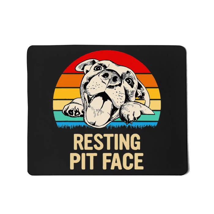 Resting Pit Face Mousepad