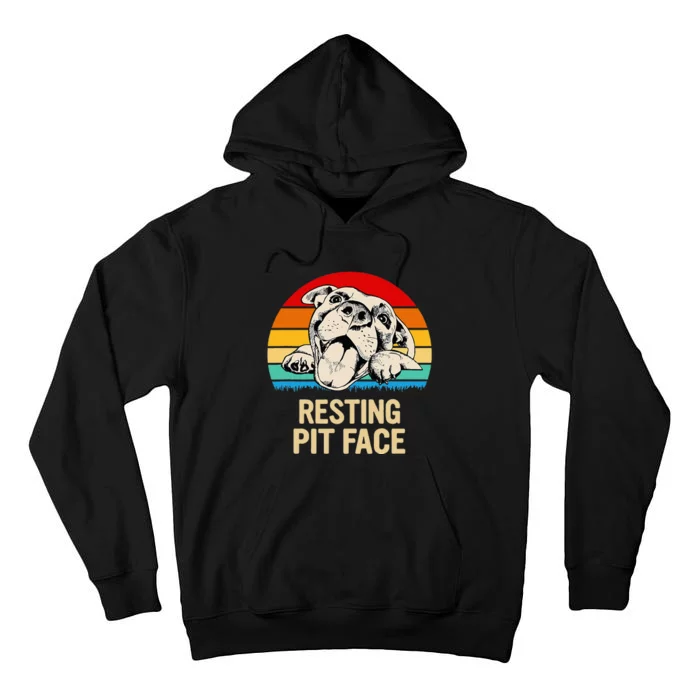 Resting Pit Face Tall Hoodie