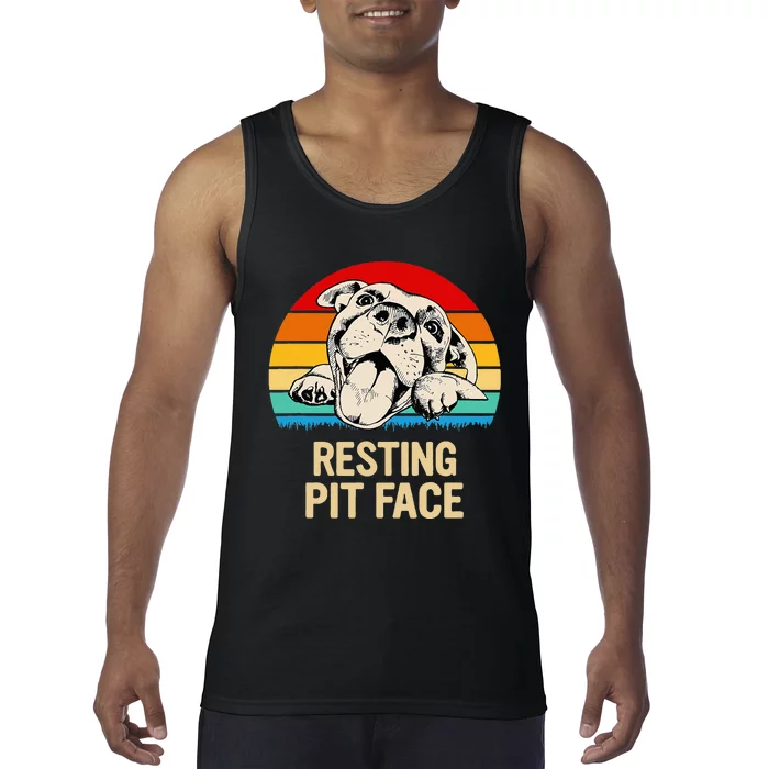 Resting Pit Face Tank Top