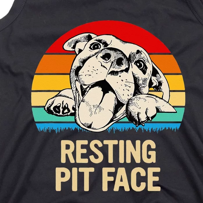 Resting Pit Face Tank Top