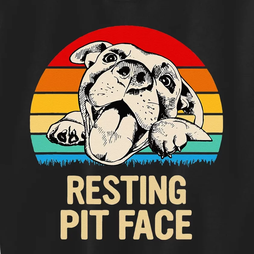 Resting Pit Face Kids Sweatshirt