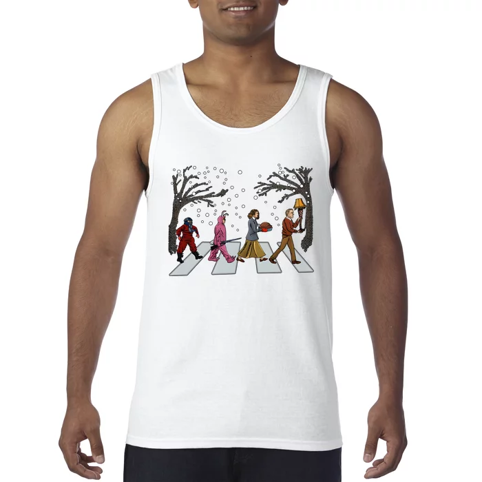 Ralphie Parker Family Passing Road Christmas Holiday Tank Top