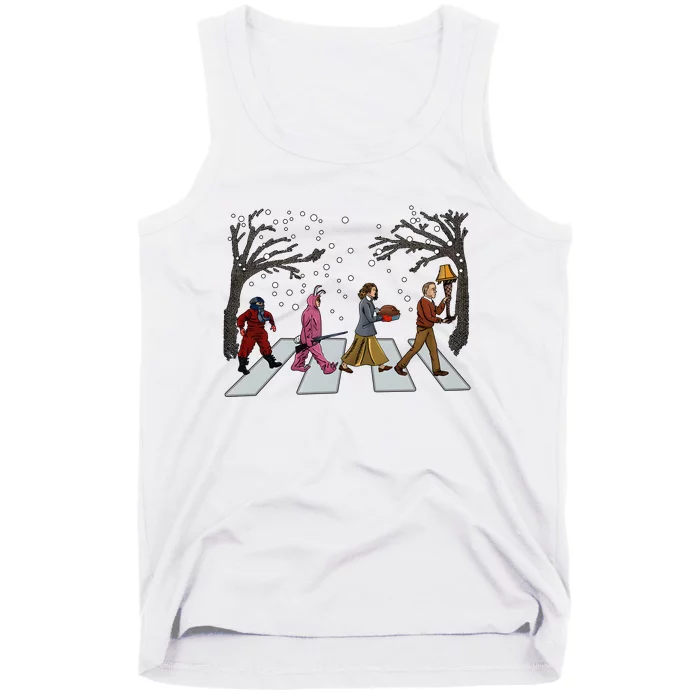 Ralphie Parker Family Passing Road Christmas Holiday Tank Top